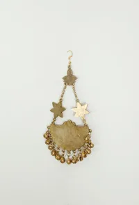 Red Stone Afghan Earrings image 3