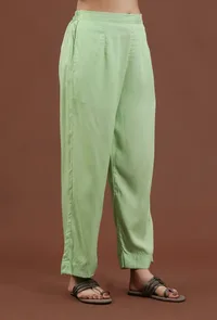 Classic Solid Shantoon Straight Fit Ethnic Pant image 2