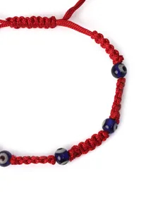 Negative Energy Shield: Adjustable Eye Fabric Bracelet image 3