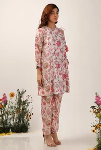 Cara Floral Chintz Wrap Tunic image 2