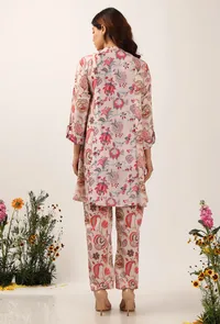 Cara Floral Chintz Wrap Tunic image 4