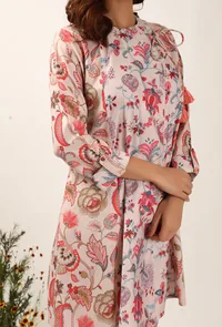 Cara Floral Chintz Wrap Tunic image 6