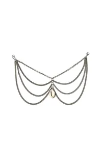 Set of 2: Silver-Plated Multi-String Cowrie Shell Anklet image 2