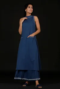 Carolina Blue Halter Kurta image 2