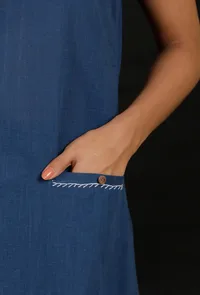 Carolina Blue Halter Kurta image 6