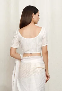 White Cotton Blouse image 2