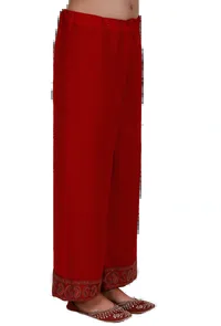 Maroon Kani Semi-Pashmina Palazzo image 2