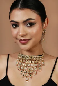 ajwadi Pachi Kundan Guluband image 1