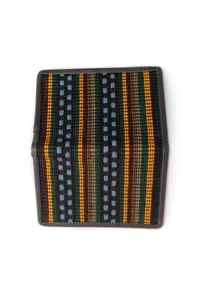 Midnight Blue Jacquard Wallet image 3