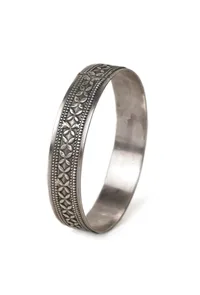 Oxidized Silver Bangle Set image 3