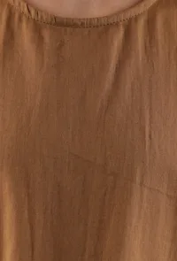 Tan Brown Mulmul Dress image 5