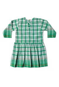 Green Gamcha Frock image 2