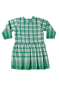 Green Gamcha Frock image 3