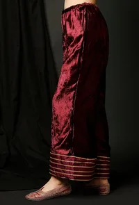 Wine Velvet Pallazo image 3