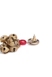 Brass Ghungroo Earrings image 3