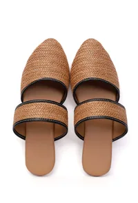 Jose Raffia Weave Sandals image 1