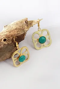 Ocean Bloom Danglers image 1