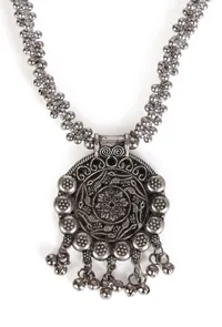 Oxidized Vintage Coin Necklace image 3