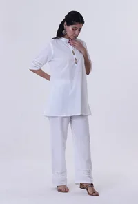 White Cotton Top image 2