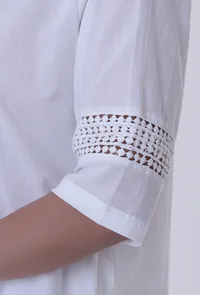 White Cotton Top image 6