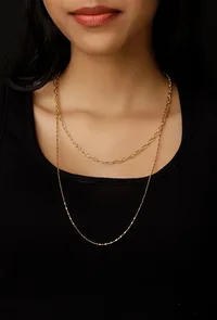 Isla Gold Layered Chain image 1