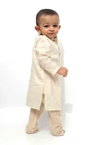 Set of 2 - Bandhgala Malmal Kurta Pyjama image 2