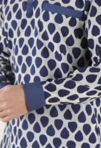 Aouli Cotton Indigo Short Kurta image 6