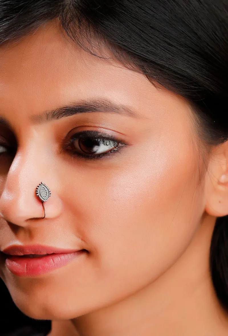 Fish Shaped Brass Nose Pin