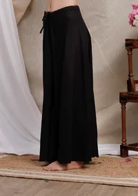 Solid Black Palazzo Pants image 2
