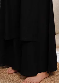 Solid Black Palazzo Pants image 5
