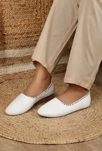 Irish White Pure Hemp Loafers image 1
