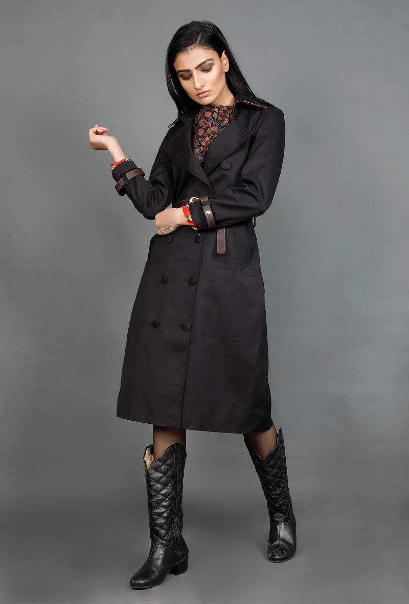 Kutch Embroidered Suede Jacket