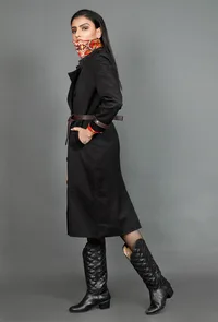 Kutch Embroidered Suede Jacket image 3