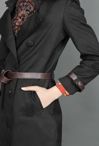 Kutch Embroidered Suede Jacket image 6