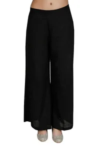 Set Of Brown Ajrakh Cotton Kurta And Palazzo image 5