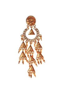 Royal Green Stone Rajasthani Statement Necklace image 6