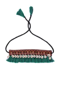 Emerald Green Thread Kutch Choker image 2