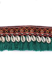 Emerald Green Thread Kutch Choker image 3