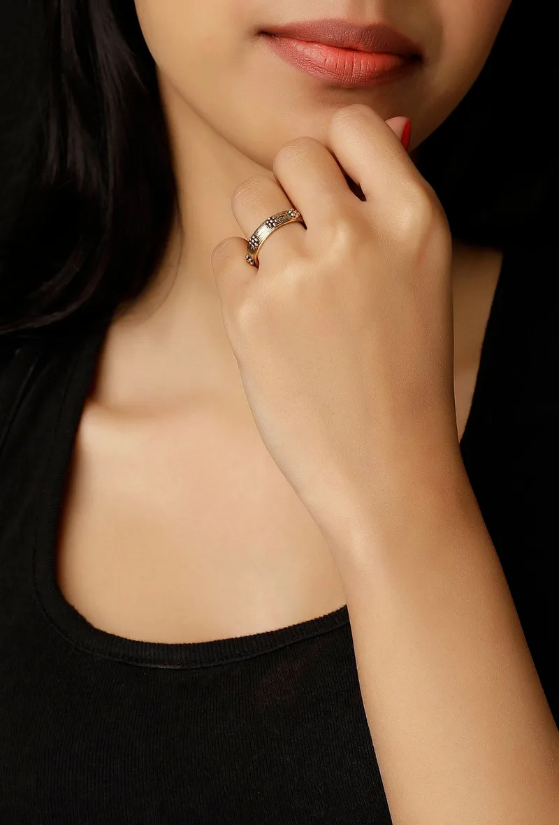 Arabelle Brass Gold Ring