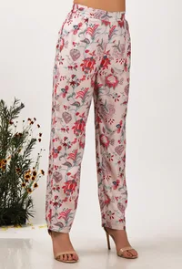 Nadia Floral Chintz Narrow Fit Pants image 2