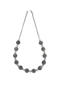 German Silver Designer Silver Plated Lightweight Adjustable Size Mathapatti image 2