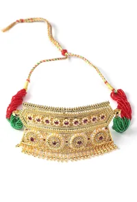 Regal Ruby Kundan Choker Necklace image 2