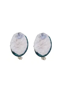 Teal Serenity Laxmi Studs image 3