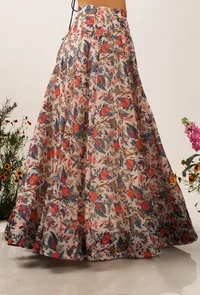 Bella Floral Chintz Lehanga Skirt image 2