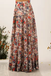 Bella Floral Chintz Lehanga Skirt image 3