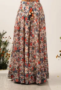 Bella Floral Chintz Lehanga Skirt image 4