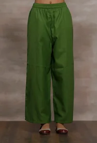 Mehreen Green Wool Palazzo image 1