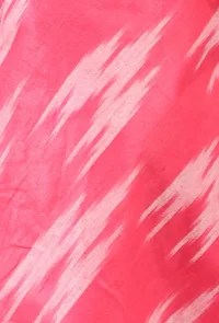 Pink Ikat Flared Dress image 5