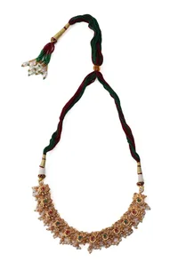 Peacock Inspired Antique Gold Finish Jewellery Set image 3