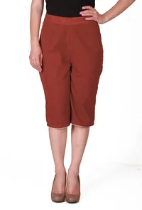 Hand-woven Brown culotte image 1